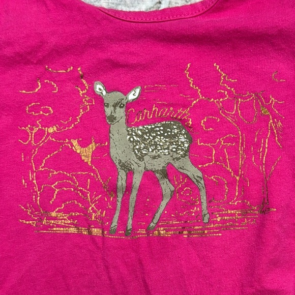 Carhartt Baby Girls' Knit Long Sleeve Henley-Neck Bodysuit 24m 24 months camo - Picture 2 of 5